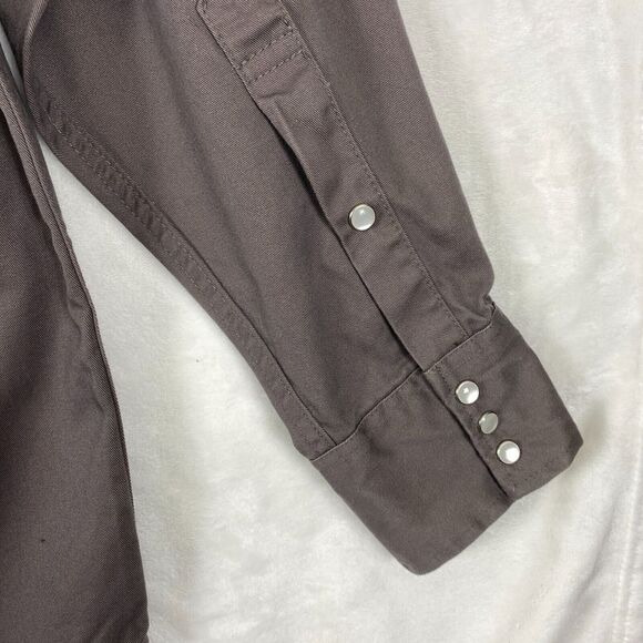 KONRECO Flame Resistant HRC2 Men's Shirt Button Down (Pearl Snap) Great Cond. XL - Picture 8 of 13